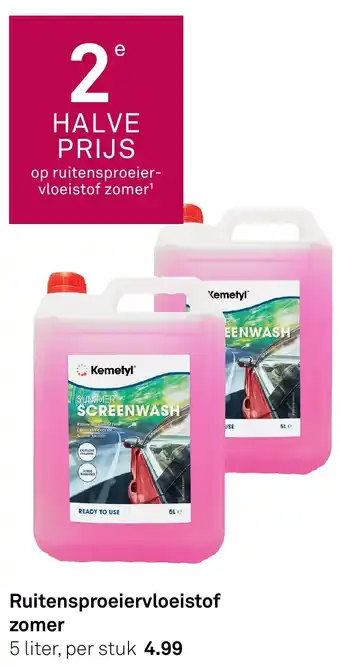 Karwei Ruitensproeiervloeistof zomer aanbieding