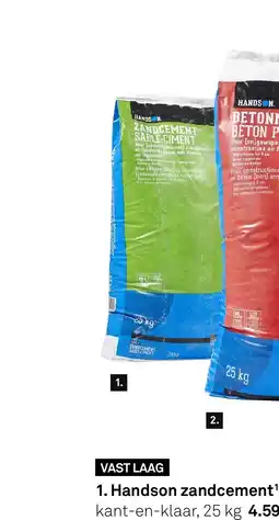 Karwei Handson zandcement aanbieding
