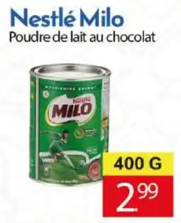 Tanger Markt Nestlé Milo aanbieding