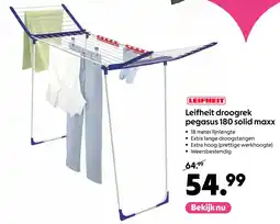 AllesZ Leifheit Droogrek Pegasus 180 Solid Maxx aanbieding