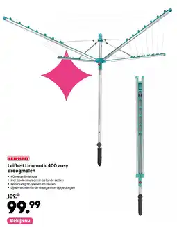 AllesZ Leifheit Linomatic 400 easy droogmolen aanbieding