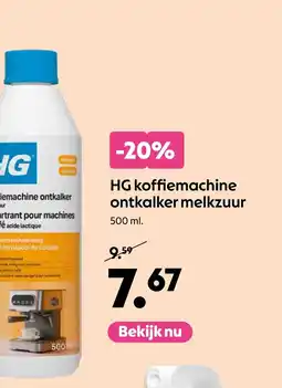 AllesZ HG koffiemachine ontkalker melkzuur aanbieding