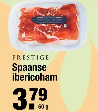 ALDI Spaanse ibericoham 60g aanbieding