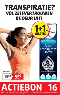 Lucovitaal Anti Transpirant spray aanbieding