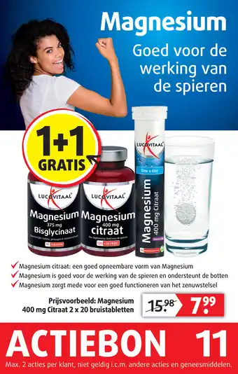 Lucovitaal Magnesium 400 mg Citraat aanbieding