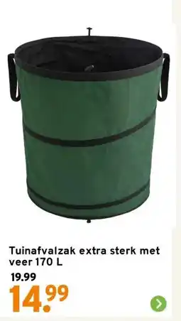 GAMMA Tuinafvalzak extra sterk met veer 170 L aanbieding