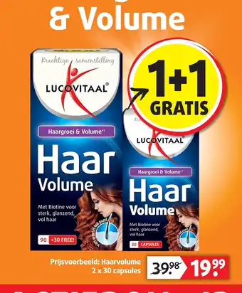 Lucovitaal Haarvolume aanbieding