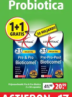 Lucovitaal Pre & Pro Biotic aanbieding