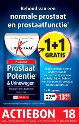 Lucovitaal Prostaat Potentie & Urinewegen aanbieding