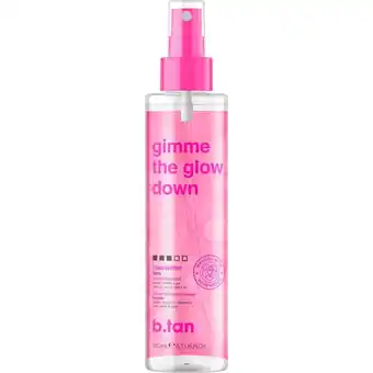 Etos b. Tan Gimme the glow down face & body mist aanbieding