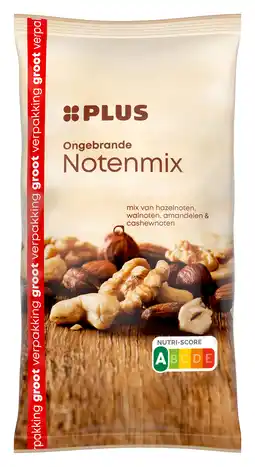 PLUS PLUS Notenmix ongebrand ongezouten aanbieding