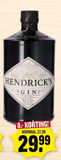Super Dirck 3 Hendrick's Gin aanbieding