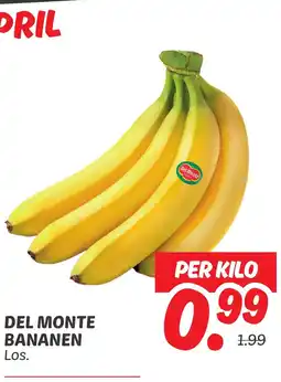 Dekamarkt Del monte bananen aanbieding