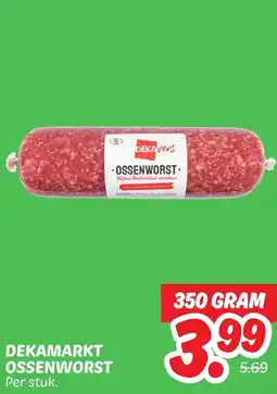 Dekamarkt Dekamarkt ossenworst aanbieding