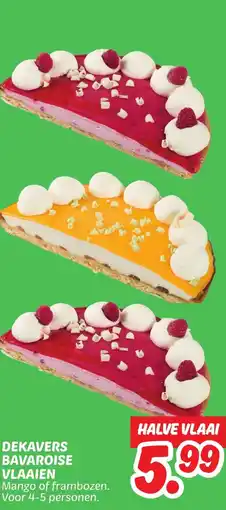 Dekamarkt Dekavers bavaroise vlaaien aanbieding