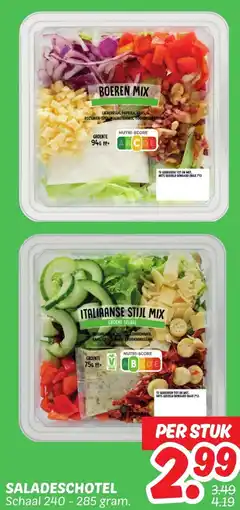 Dekamarkt Saladeschotel aanbieding