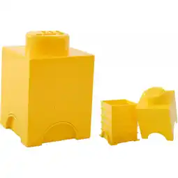 Alternate Room Copenhagen LEGO Storage Brick 1 Geel opbergdoos aanbieding