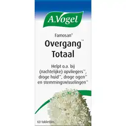Etos A.Vogel Famosan Overgang1* Totaal Tabletten 60 stuks aanbieding