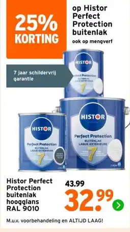 GAMMA Histor Perfect Protection buitenlak hoogglans aanbieding