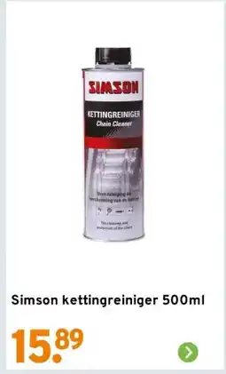 GAMMA Simson kettingreiniger 500ml aanbieding