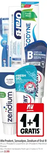 Jumbo Alle Prodent, Sensodyne, Zendium of Oral-B aanbieding