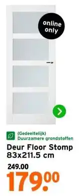 GAMMA Deur Floor Stomp aanbieding