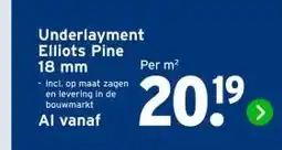 GAMMA Underlayment Elliots Pine aanbieding