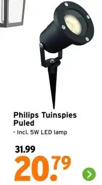 GAMMA Philips Tuinspies Puled aanbieding