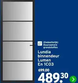 GAMMA Lundia binnendeur Lumen En 1C03 aanbieding