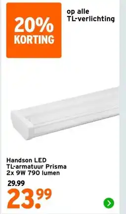 GAMMA Handson LED TL-armatuur Prisma aanbieding