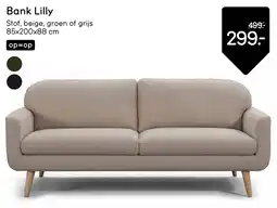 Leen Bakker Bank Lilly aanbieding
