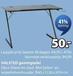 Jysk Halsted gamingtafel aanbieding