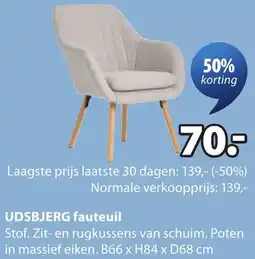 Jysk Udsbjerg fauteuil aanbieding