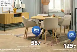 Jysk Nortoft tafel aanbieding