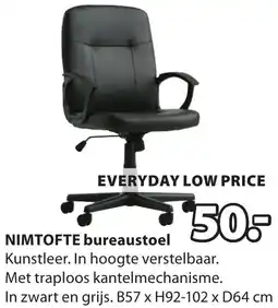 Jysk Nimtofte bureaustoel aanbieding