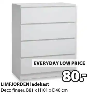 Jysk Limfjorden ladekast aanbieding