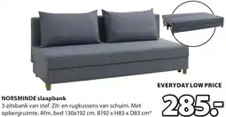 Jysk Norsminde slaapbank aanbieding