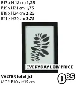 Jysk Valter fotolijst aanbieding