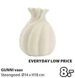 Jysk Gunni vaas aanbieding