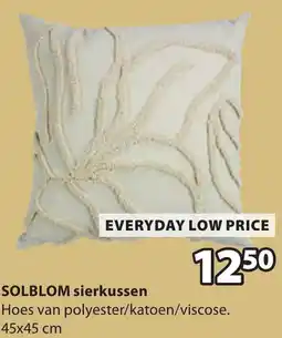 Jysk Solblom sierkussen aanbieding