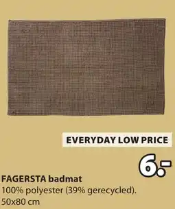Jysk Fagersta badmat aanbieding