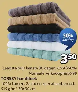 Jysk Torsby handdoek aanbieding