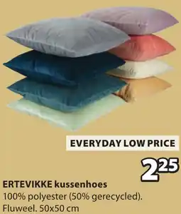 Jysk Ertevikke kussenhoes aanbieding