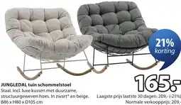 Jysk Jungledal tuin schommelstoel aanbieding