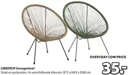 Jysk Ubberup loungestoel aanbieding