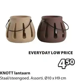 Jysk Knott lantaarn aanbieding