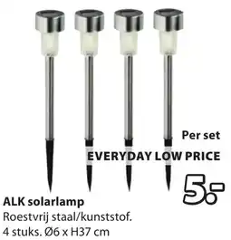 Jysk Alk solarlamp aanbieding