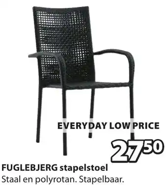 Jysk Fuglebjerg stapelstoel aanbieding