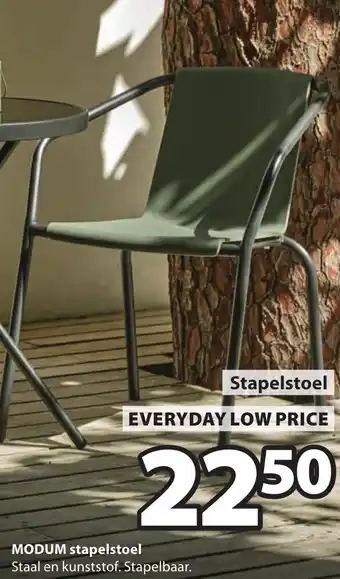 Jysk Modum stapelstoel aanbieding