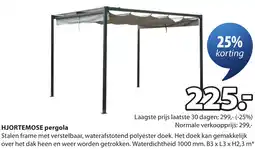 Jysk Hjortemose pergola aanbieding
